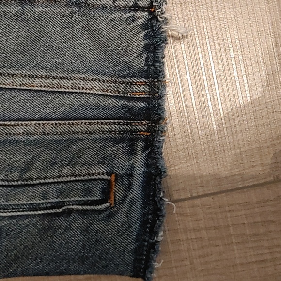 Levi's US S Short Jean Jacket with Arm Lace Up Detail - Picture 10 of 11
